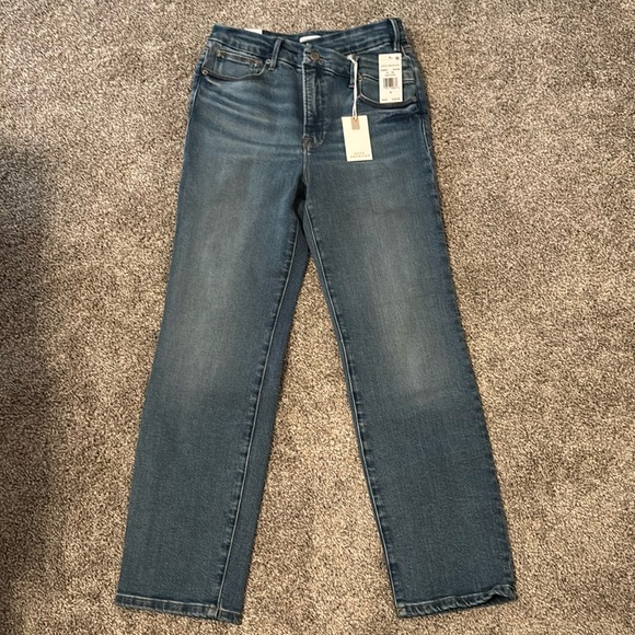 NEW-GOOD CLASSIC. Good American, skinnyish fit, high rise. Inseam 28” - Picture 1 of 6